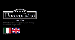 Desktop Screenshot of boccondivino.com